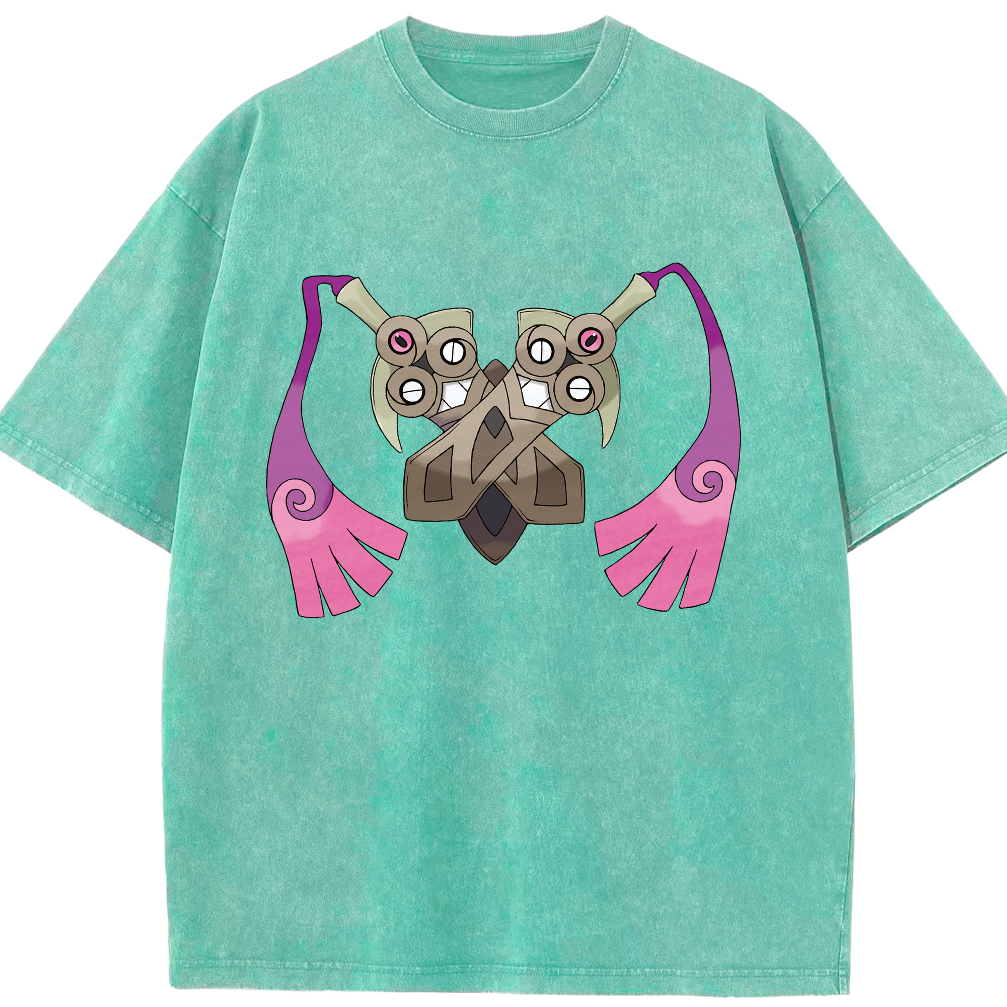 （画像用） ポケットモンスター Pokémon 綿100% ヴィンテージ風 半袖Tシャツ（フロントプリント）